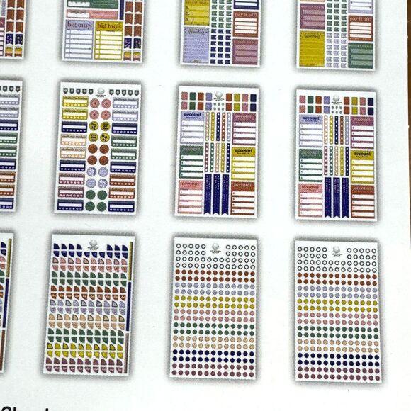 Agenda 52 Sticker Book Budget Foiled 2288 Pieces Planner Expenses Budgeting - Picture 8 of 16